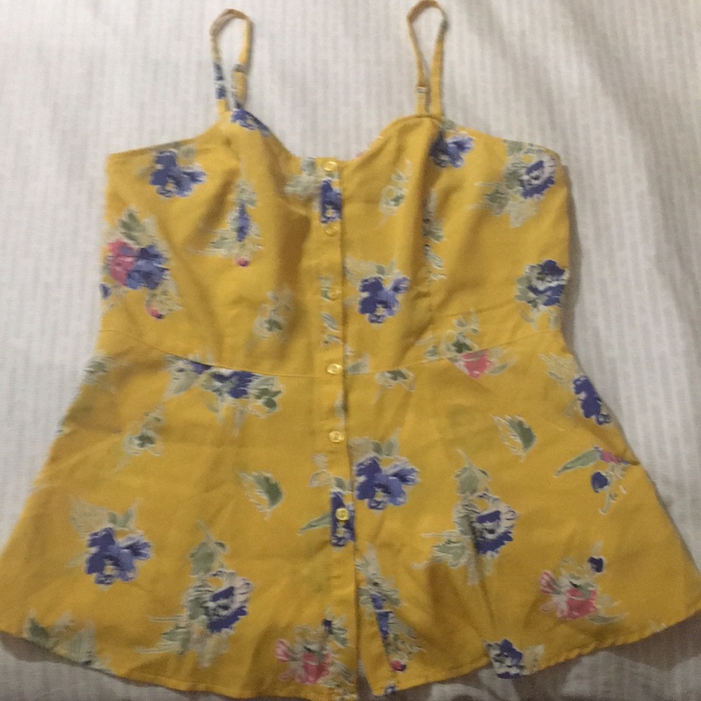 Love Squared peplum cami ASO Caroline Forbes